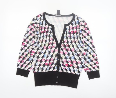 Cardigan Pullover Damen UK Größe L White House Black Market Mehrfarbig