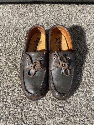 Mephisto Shoes Mens 9 Spinnaker Boat Brown Leather moccasin  display picture 1