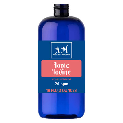 16 oz Angstrom Iodine Supplement by Angstrom Minerals