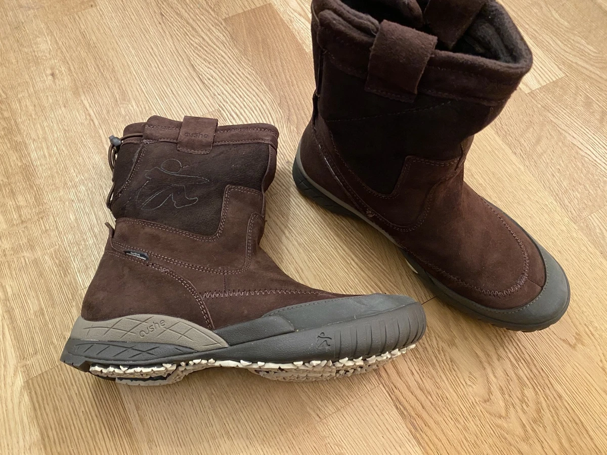 Cushe Matthias Men\'s Suede WP  Boots size 9 Cushe Waterproof Size 6 Fleece Lined Tan Boot Tie in Front  main image 2