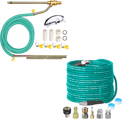 #ad Pressure Washer Sewer Jetter Kit 100Ft X1 4quot; with Pressure Washer Sandblasting $103.80