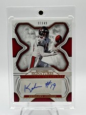 2022 National Treasures Keyshawn Johnson Auto 07/49 Buccaneers Signatures