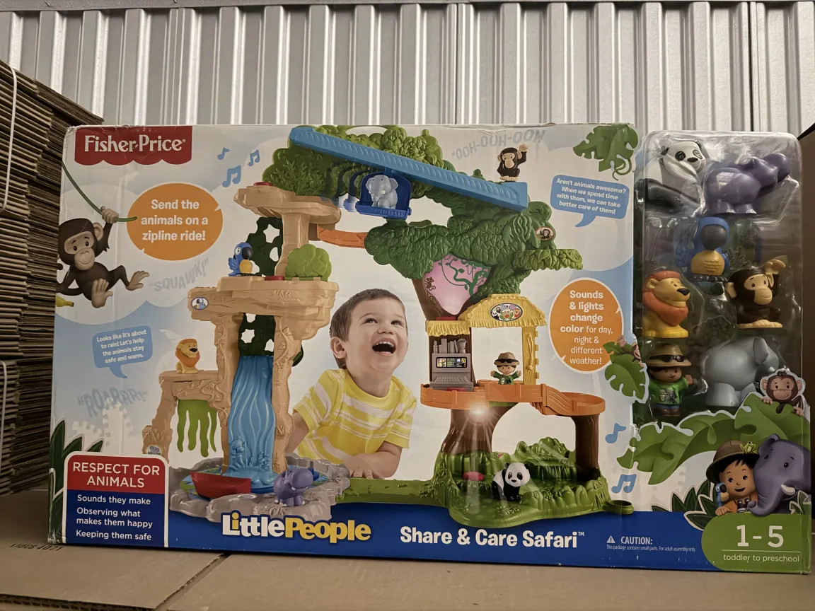 Safari お取り置き Fisher-Price Little People Share and Care Safari Playset - READ