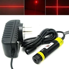 Locator Dot Line Cross 650nm 200mW Focusable Red Laser Diode Module 5V Adapter
