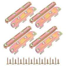 Bed Rail Mounting Plates Brackets for Wood Frame Hardware Modification