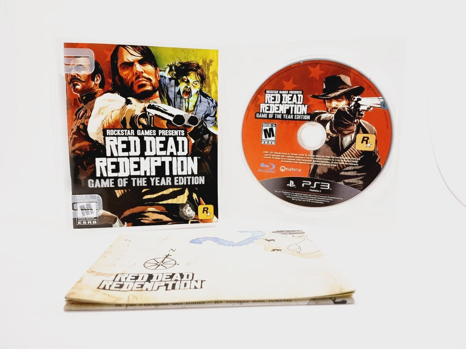 Red Dead Redemption GOTY Edition PS3 W/Manual and Map CIB Complete - Image 4 of 4