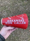 VINTAGE VERY NICE 1960'S ARKANSAS RAZORBACKS HOG CALLER PIG SOOOIE MEGAPHONE UA — photo 1