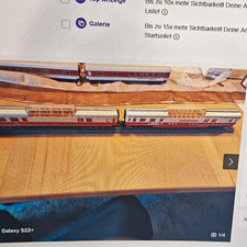 H0 Personenwagen Konvolut beige/rot, Epoche I...