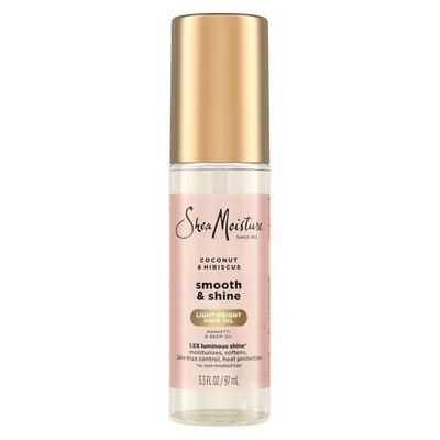 Shea Moisture Coconut & Hibiscus Smooth & Shine Oil Coconut & Hibiscus Softens A