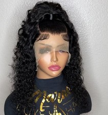 Water Wave HD Lace Front Wig   13x4 Deep Wave, 100 Human Hair, Pre-Plucked