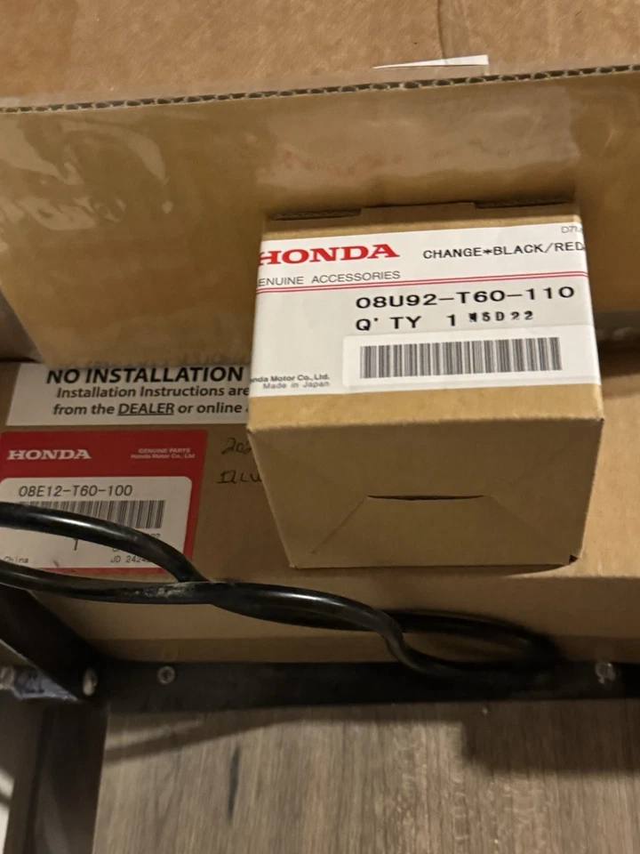 Pieza de perilla de cambio roja Honda Civic Type R 2023-2026 #08U92-T60-110 Foto 2 de 2