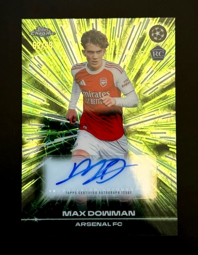 2025 Topps Chrome Max Dowman Green