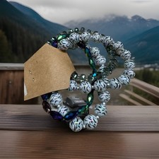 Chic Style Beaded Stretchy Bracelets 4 PCS Set