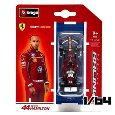 Burago F1 1/64 2025 Ferrari SF-25 No.44 Hamilton #f064a1