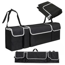 Auto Kofferraum Organizer faltbar Auto Organizer Tasche Zubehör Schwarz