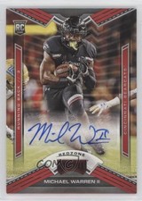 2020 Panini Chronicles Draft Picks Red Zone Michael Warren II #14 Auto 0m4q