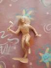 Louis Marx Western Indian Chief Action Figure 1964 Vintage 6 inch Red Orange