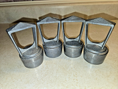 (4) Vintage, Sears #19284, Chain Link Fence, Caps (Finials) - fits 1-5/8" Pipe