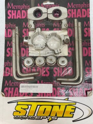 Memphis Shades MEM9903 Windshield Mounting Kit for Bladerunner, T-Bird, Deuce