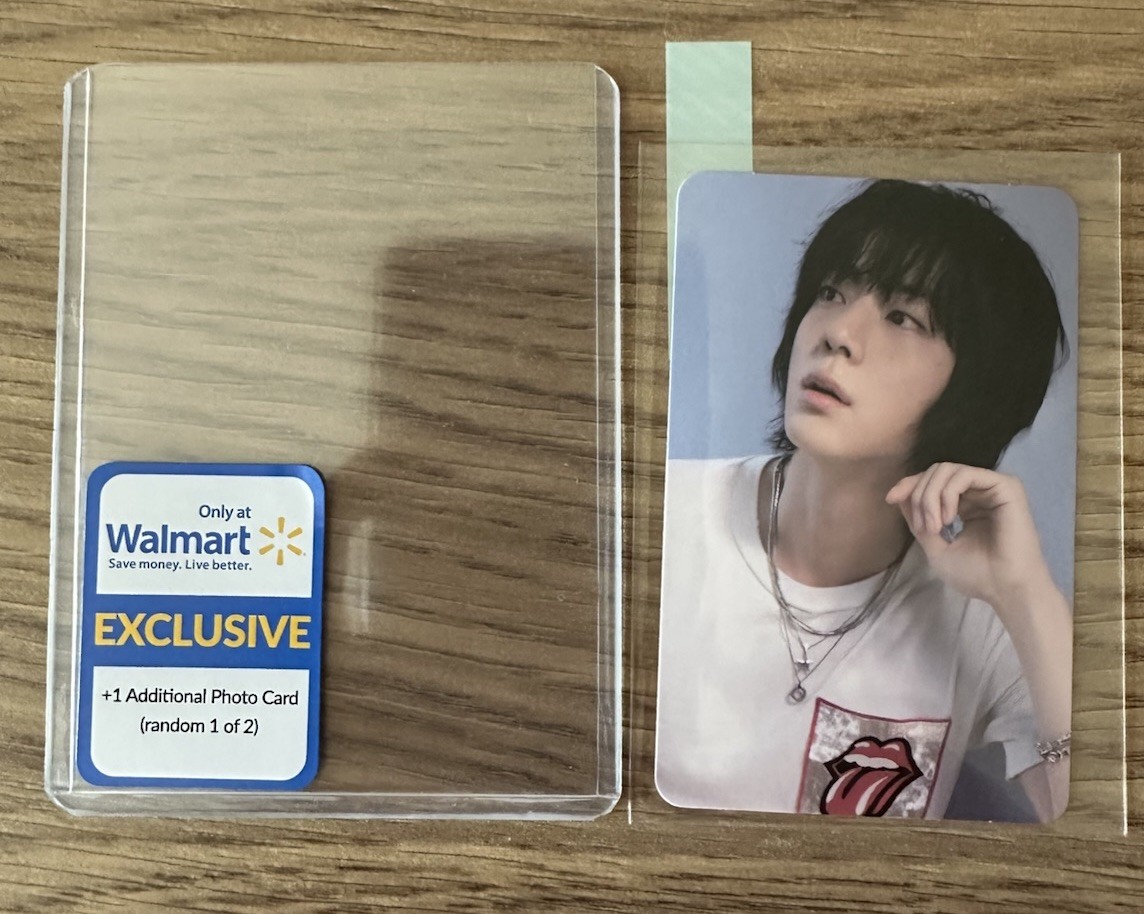 BTS ジン JIN ECHO トレカ walmart 2 BTS Jin Echo 2nd Solo album Walmart Exclusive Photocard | eBay