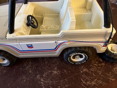 Vintage 1970s TONKA Bronco Jeep Chevron MR-970 Emergency Service