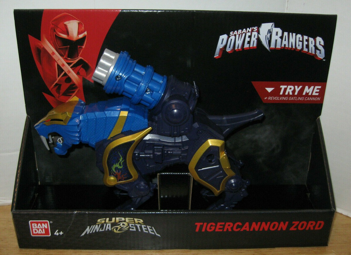 NEW 2018 ~ Power Rangers Super Ninja Steel Tigercannon Zord ~ NIP