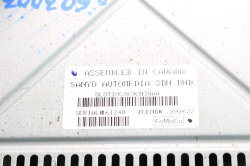 2008 MAZDA TRIBUTE DASH RADIO AUDIO TEMPERATURE CLIMATE BEZEL W/ RECEIVER OEM - Picture 4 of 14
