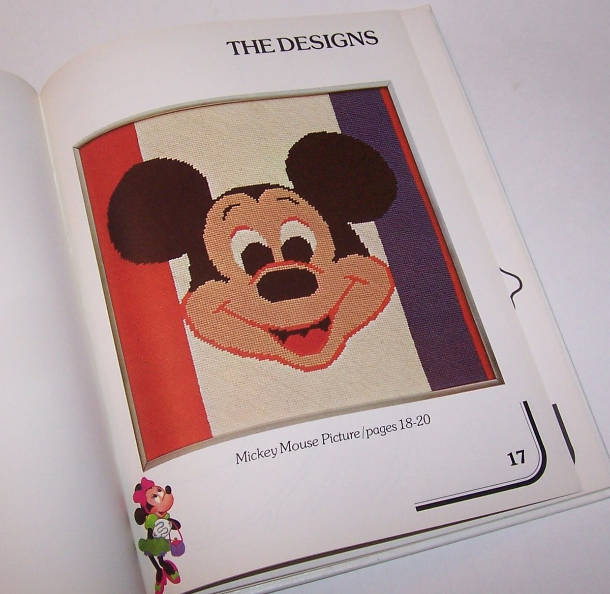 印刷物 Disney - Disney Character Art Collection Vintage 1976 Walt Disney Characters Needlepoint Hardcover