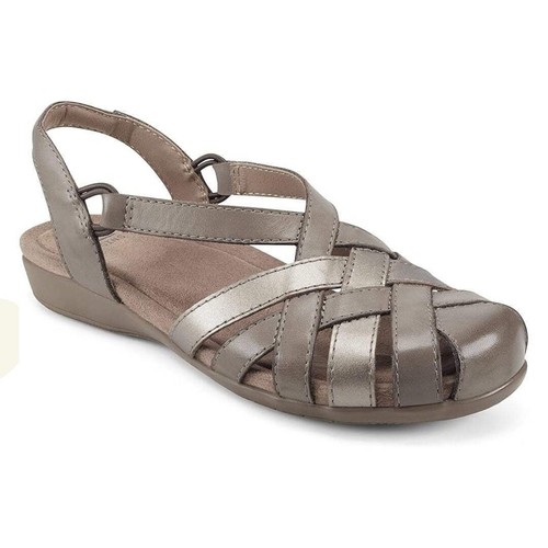 Earth Origins Women’s Berri Sandal Taupe ETBERRI 240 | Comfortable Stylish Summe - 第 2/7 張圖片
