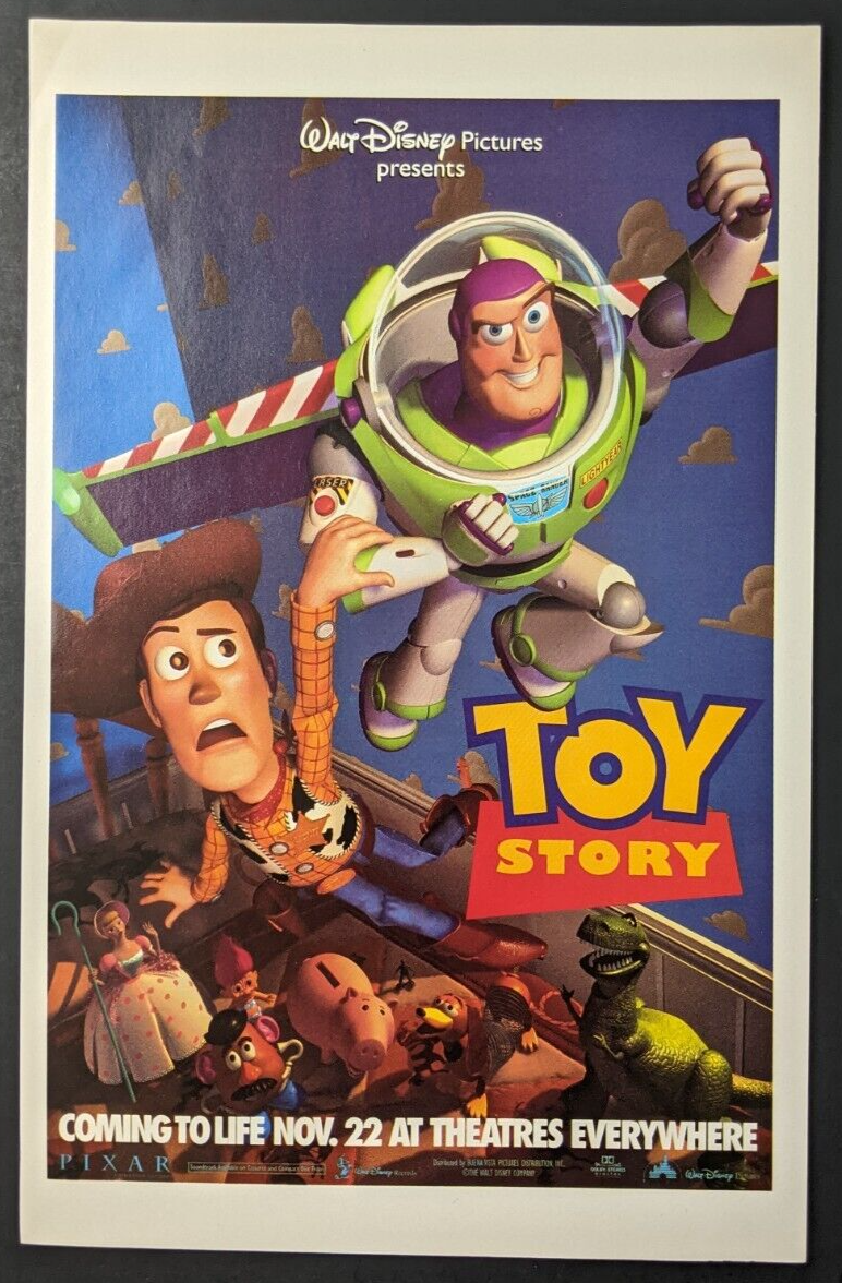 Toy Story Print Ad Movie Poster Art PROMO Original 1995 Walt