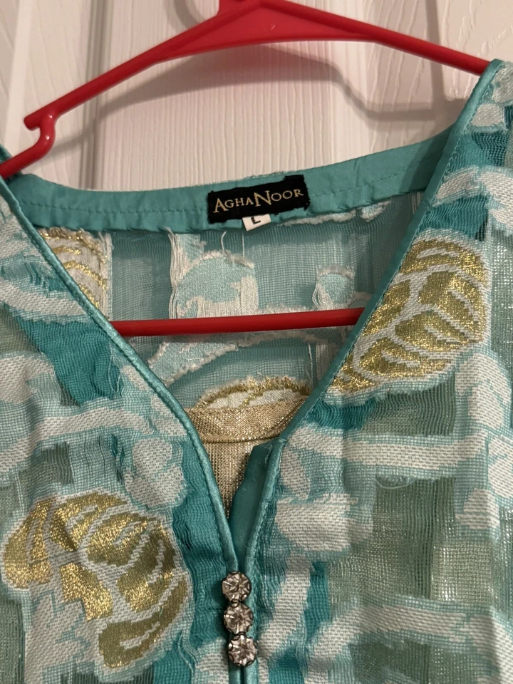 Kurti Agha Noor paquistaní talla grande Foto 4 de 4