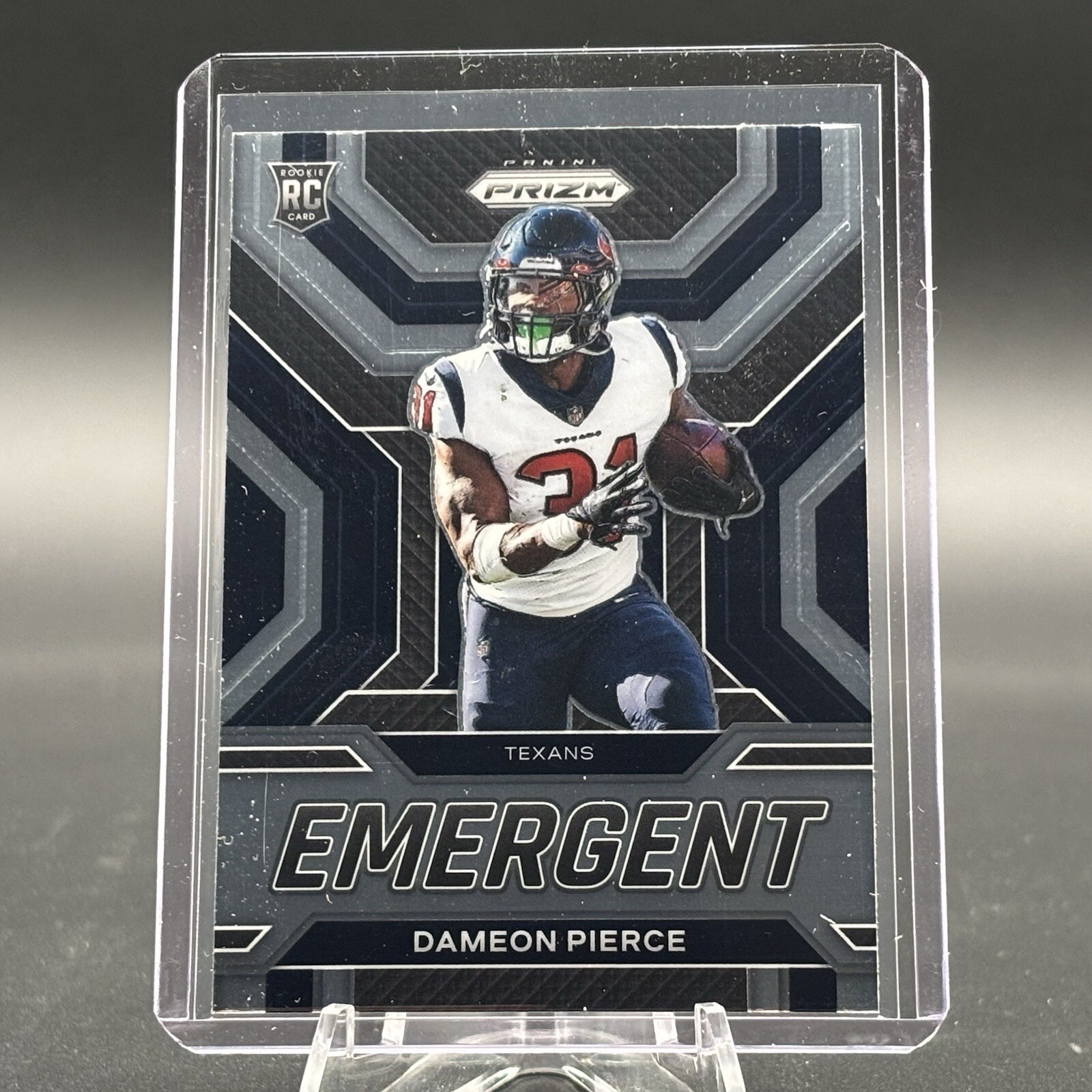 DAMEON PIERCE EMERGENT INSERT HOUSTON TEXANS 2022 PANINI PRIZM Rookie