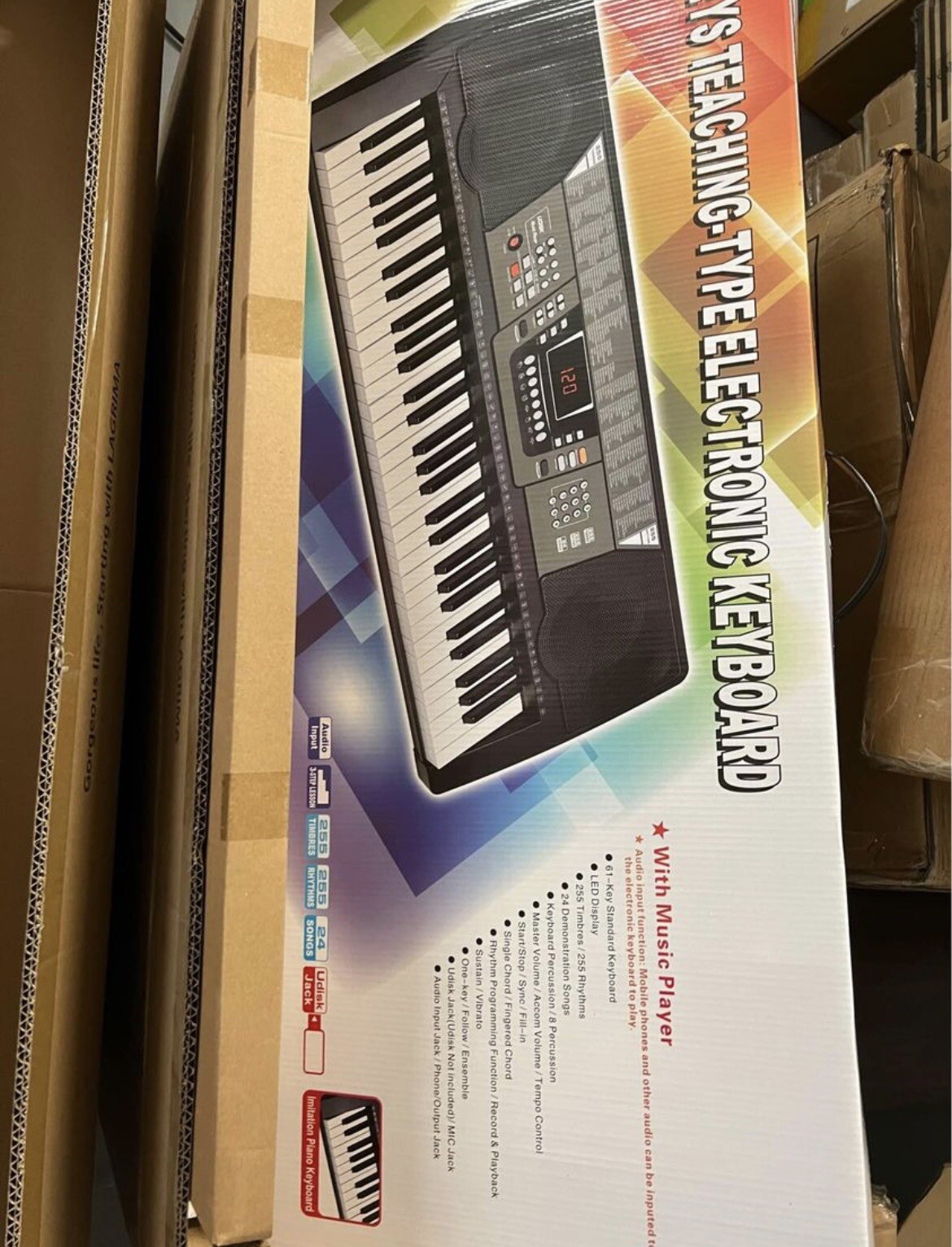 Valentine Gift for kids LAGRIMA LAG440 61 Key Portable Electric Piano