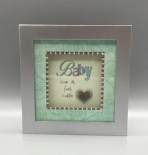 Ganz Baby "Love at first cuddle" shadow box frame
