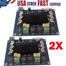 2PCS TPA3116D2 Dual-channel Stereo Digital Audio Power Amplifier Board 2*120W