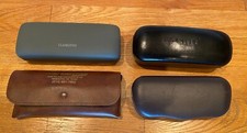 Eye Glass Case Lot Claiborne, Konishi  Two Generic Hard and Soft