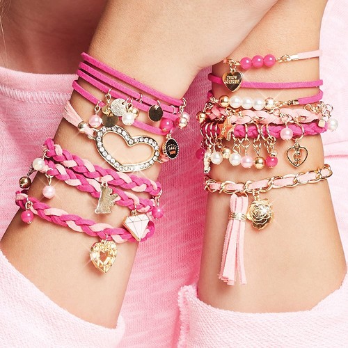Juego de diseño de pulsera grande Juicy Couture gamuza dulce 223 piezas ¡8 pulseras! - Imagen 3 de 5
