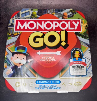 Monopoly GO! Board Game - Landmark Rush, Inspired by the #1 Mobile Board Game
