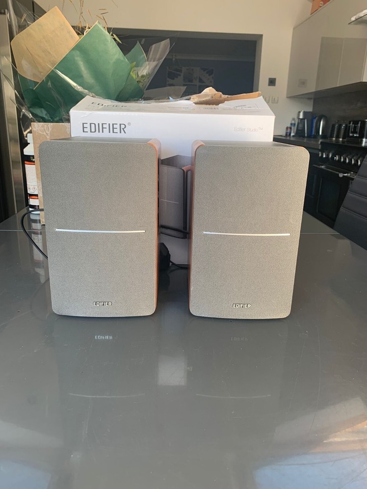 AudioTechnica ATLP60XBK Record Player + Edifier R1280T Speakers eBay