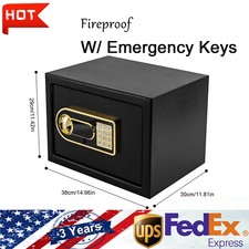 Large Safety Steel Safe Box Digital Keypad Lock for Home Cash Security