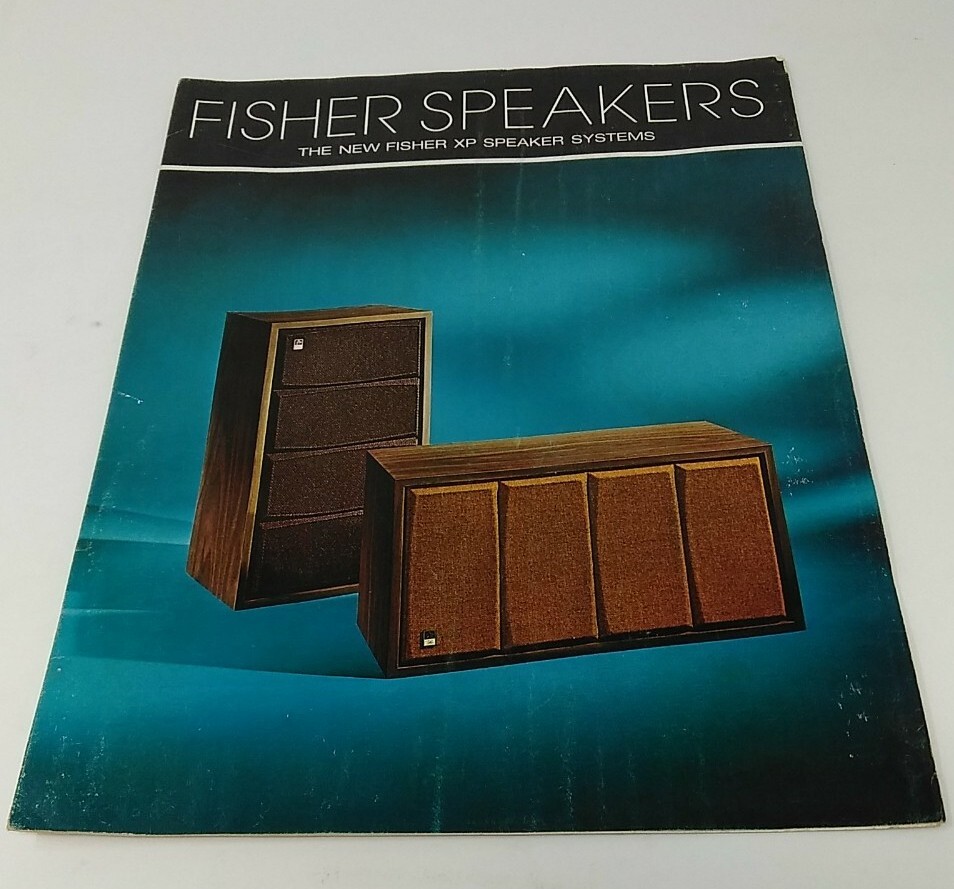 Vintage Fisher XP Speaker Systems Brochure Pamphlet Booklet 1970's