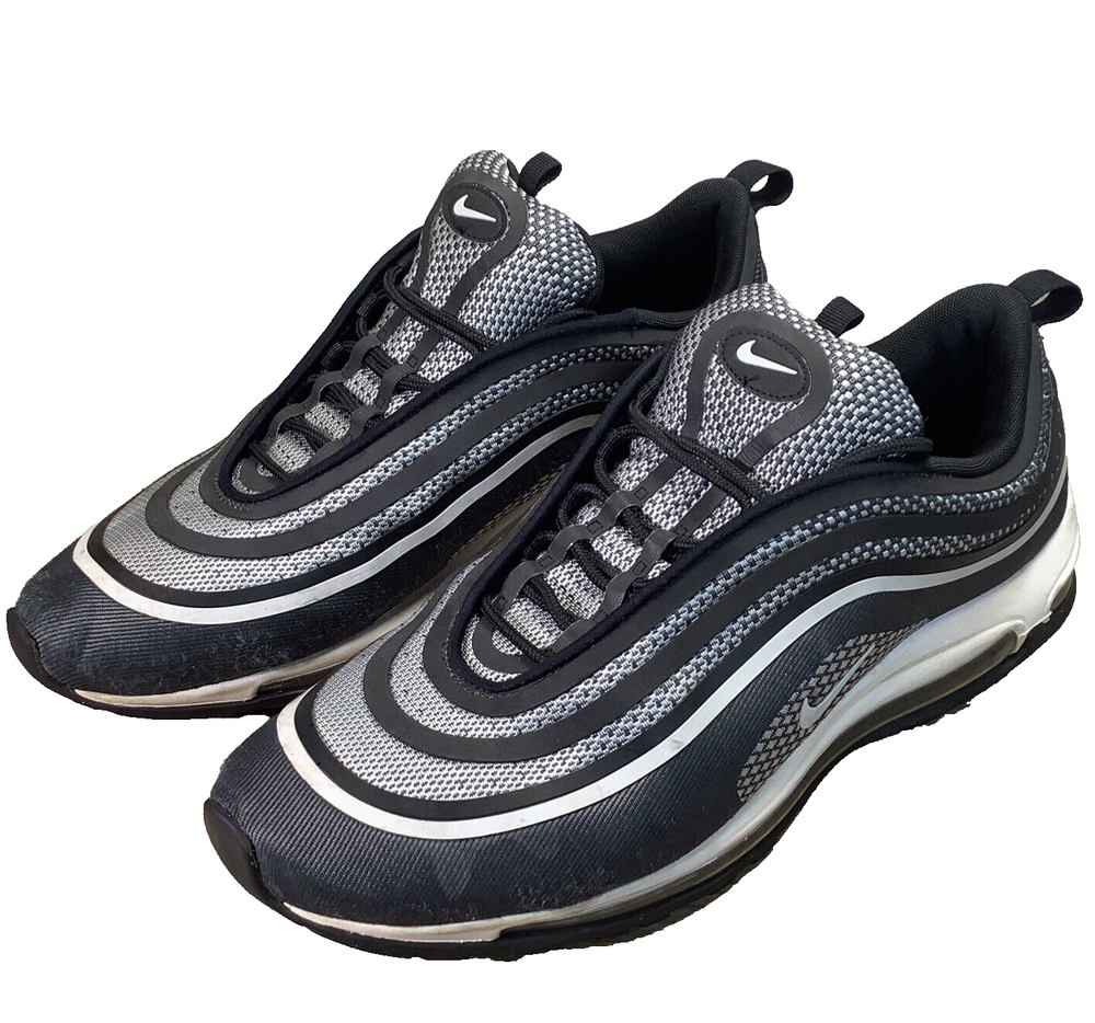 Nike Air Max 97 Ultra 17 Mens Size 13 Black Anthracite Platinum Running Shoes