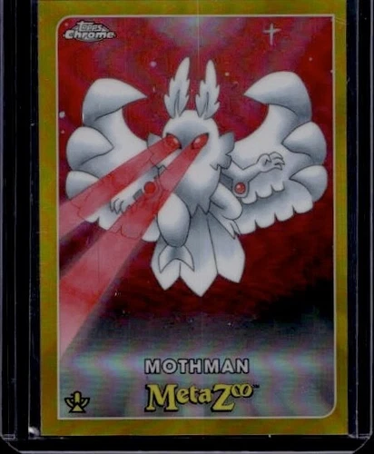2022 Topps Chrome Metazoo Mothman #45 Gold Refractor /50