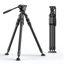 SmallRig FT-S303 FreeSpeed Carbon Fiber Tripod with One-Twist Height Adjustment
