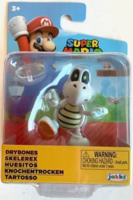 #ad NEW Jakks Pacific 42136 Nintendo Super Mario 2.5 inch DRY BONES Mini Figure $18.95
