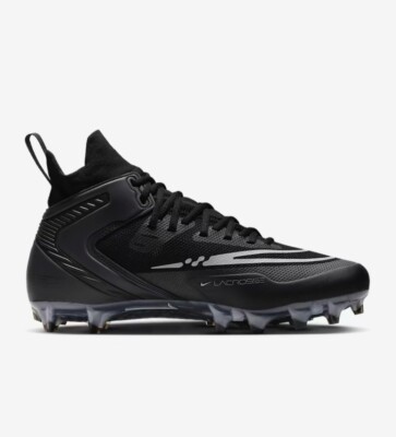 Nike Alpha Huarache 8 Elite LAX Black Lacrosse Cleats CW4440 
