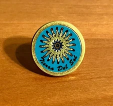 Vintage Tierra Del Sol Golf Club (New Mexico) Metal Stem Logo Golf Ball Marker