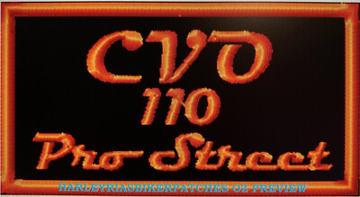 CVO 110 Pro Street -   BIKER PATCH