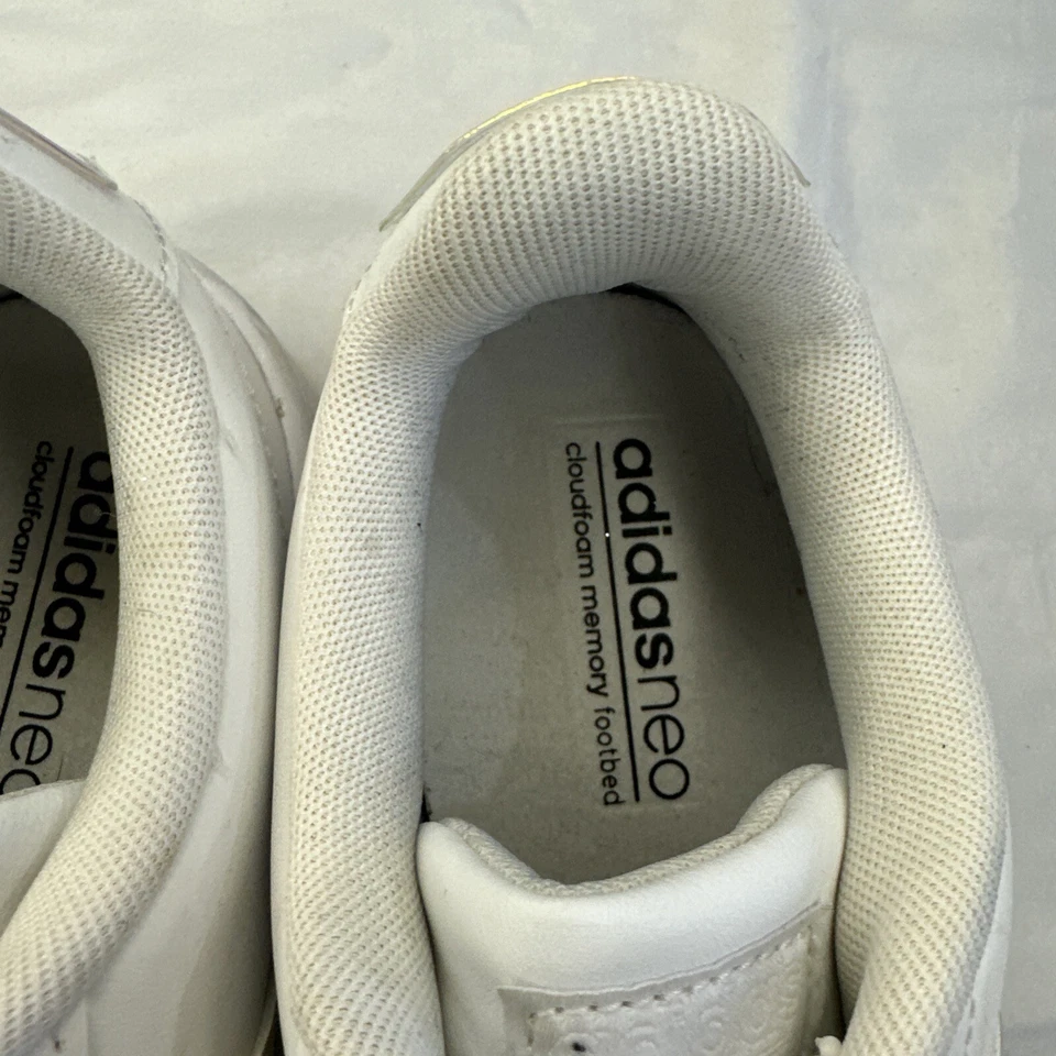 Adidas Neo Cloudfoam памяти женщин белый голографический кроссовки обувь размер 8,5 - Изображение 4 из 4