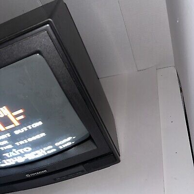 vintage ct1394b gaming color hitachi 181 channel TV 1990 13 vintage ct1394b gaming color hitachi 181 channel TV 1990 13